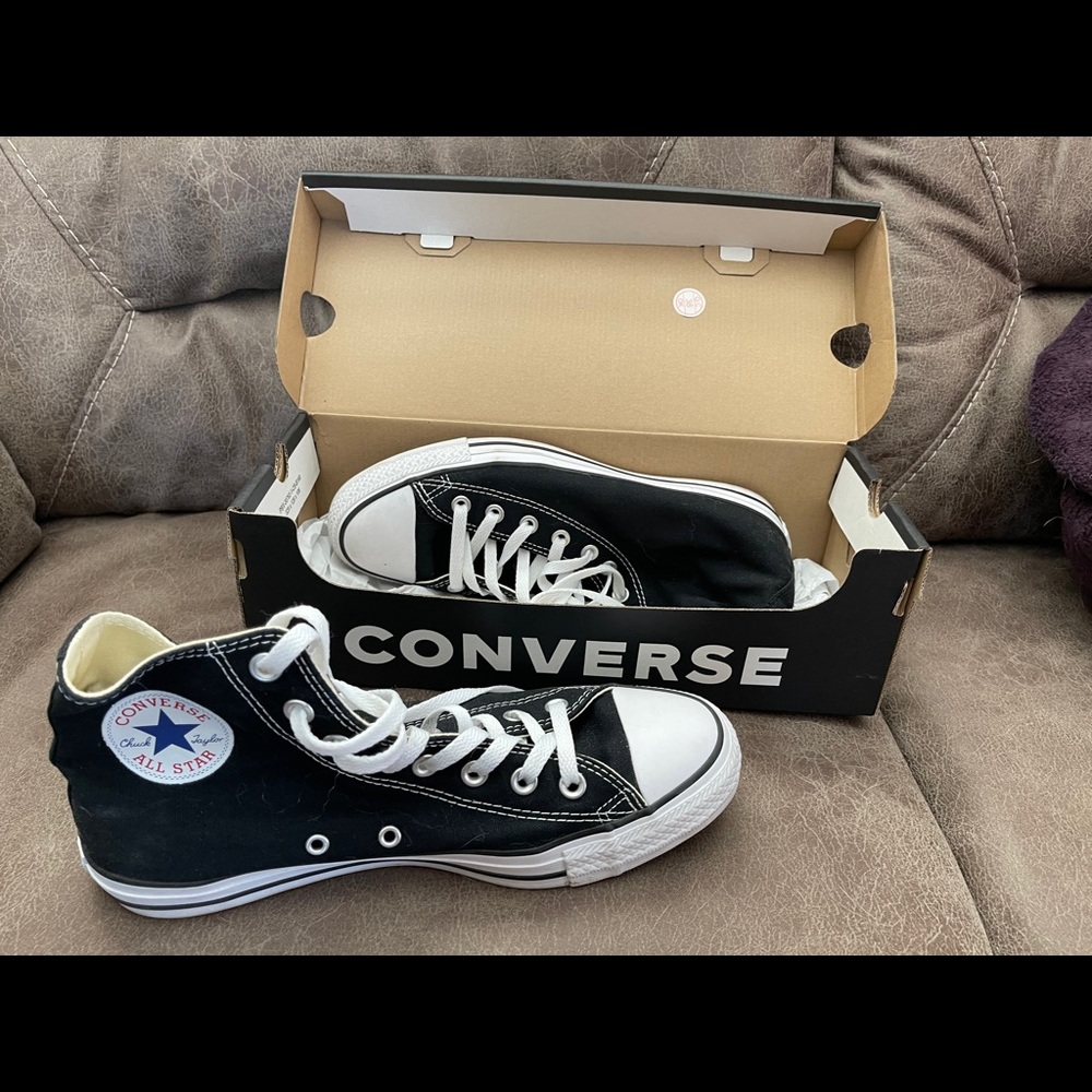 Converse Black High Tops -NEW